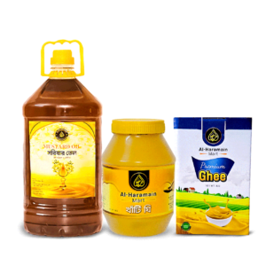 Monthly Family Pack (Mini) → 2 লিটার তেল + হাফ কেজি ঘি