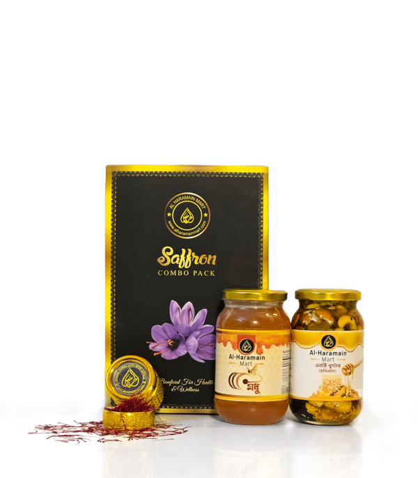 suffron-combo-package-wht-bg-1 Saffron Honey Combo Package/জাফরান মধু কম্বো প্যাকেজ